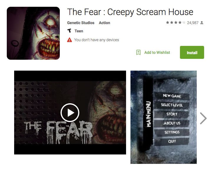 The Fear - A game by Genetic Studios
