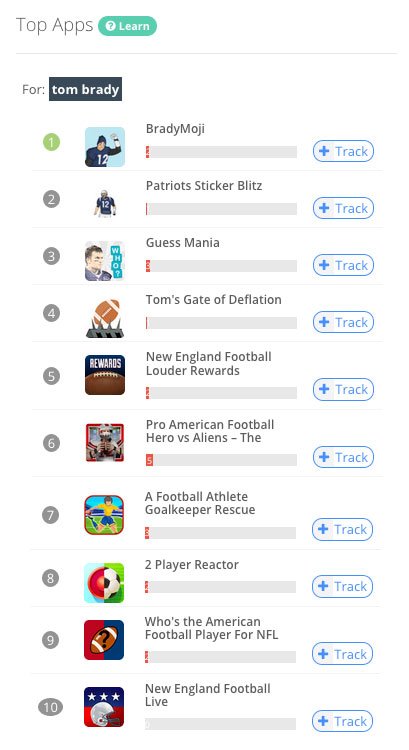Top 10 Tom Brady apps on App Store 