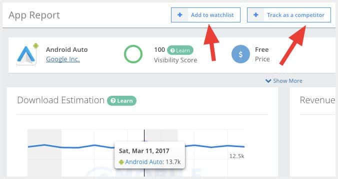 App report for Android Auto