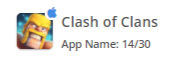Cash of Clans App Name IOS ASO