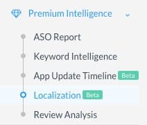 premium intelligence menu