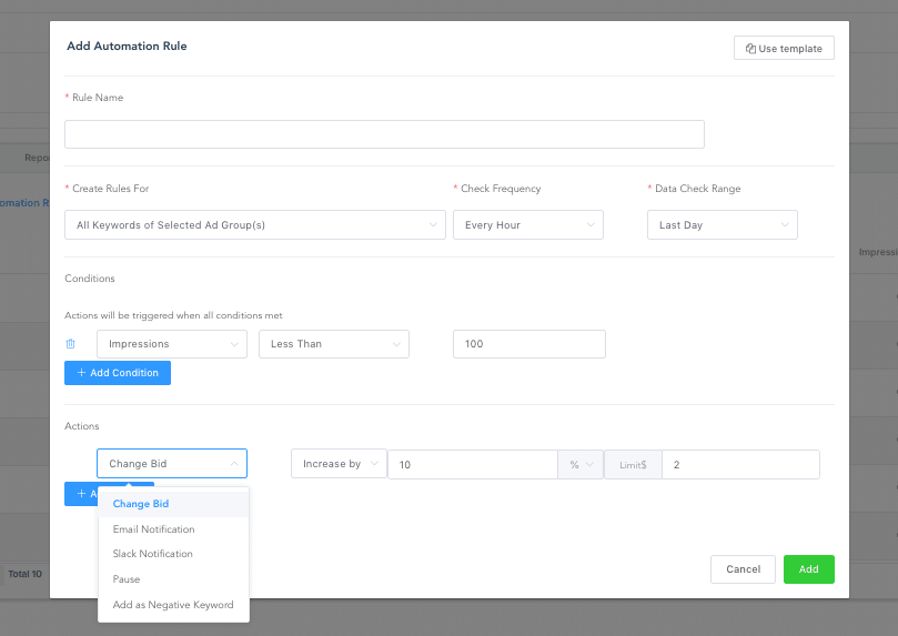 automation rules on Searchads.com