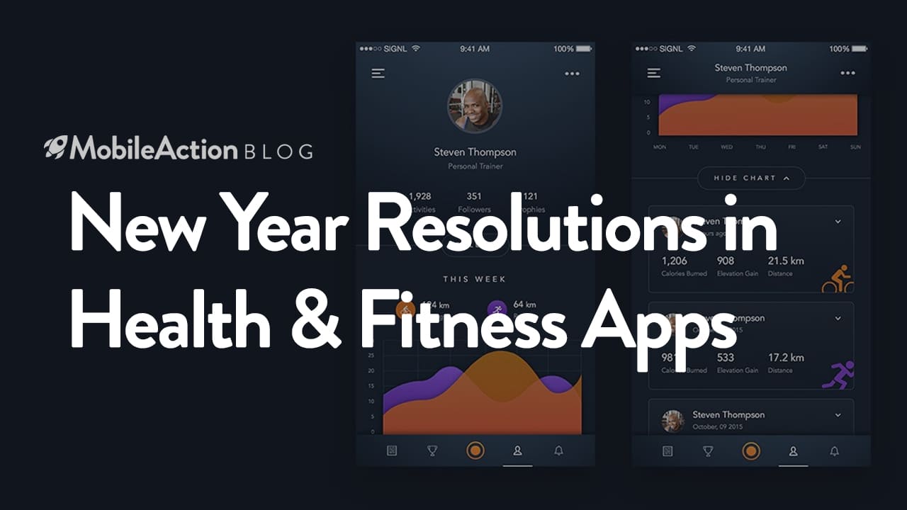 New Year Resolutions in Health & Fitness Apps