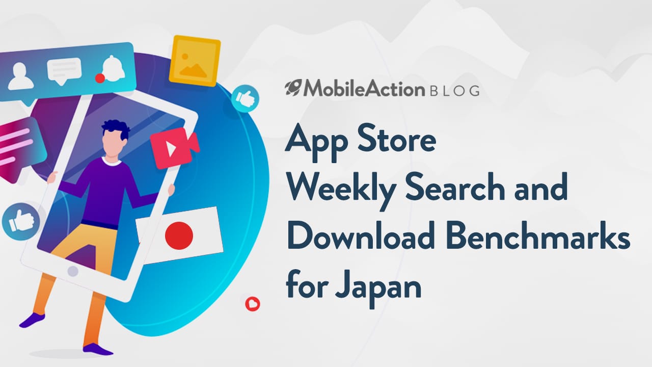 Apple App Store Weekly Search and Download Benchmarks for Japan