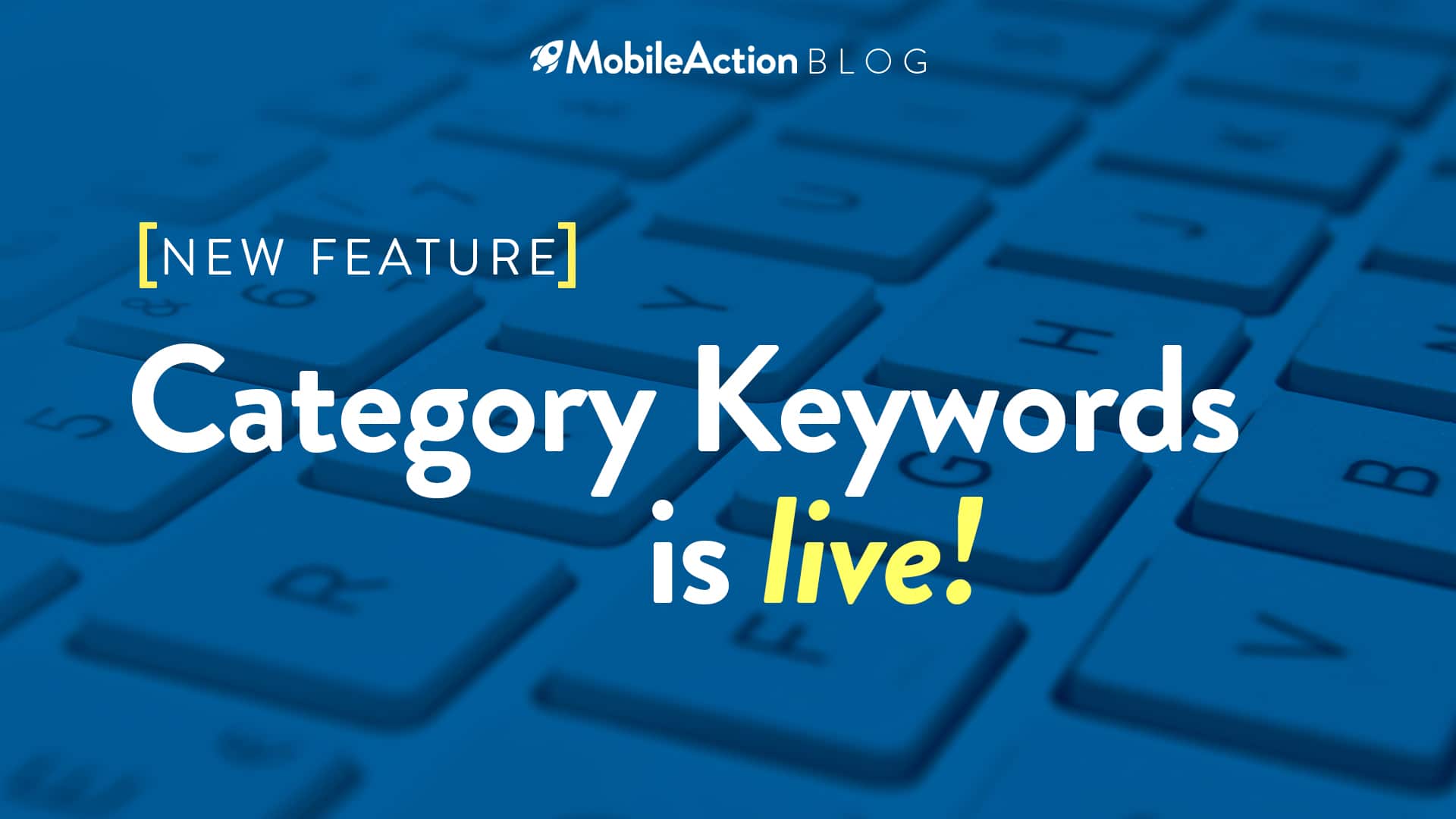 image depicting category keywords feature of mobile action