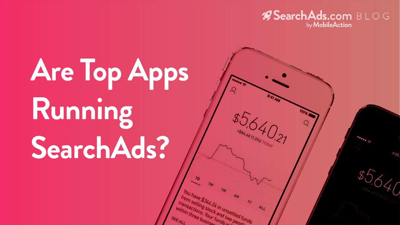 Are the Top Apps Running Apple Search Ads?