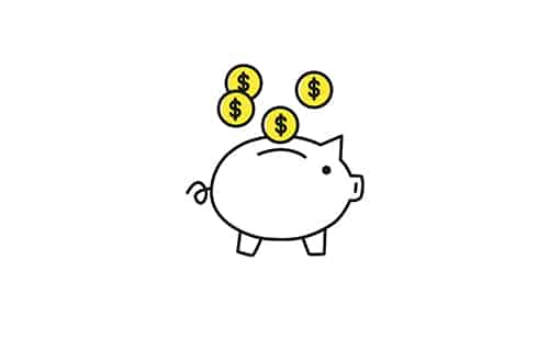 crowdfunding piggybank cartoon