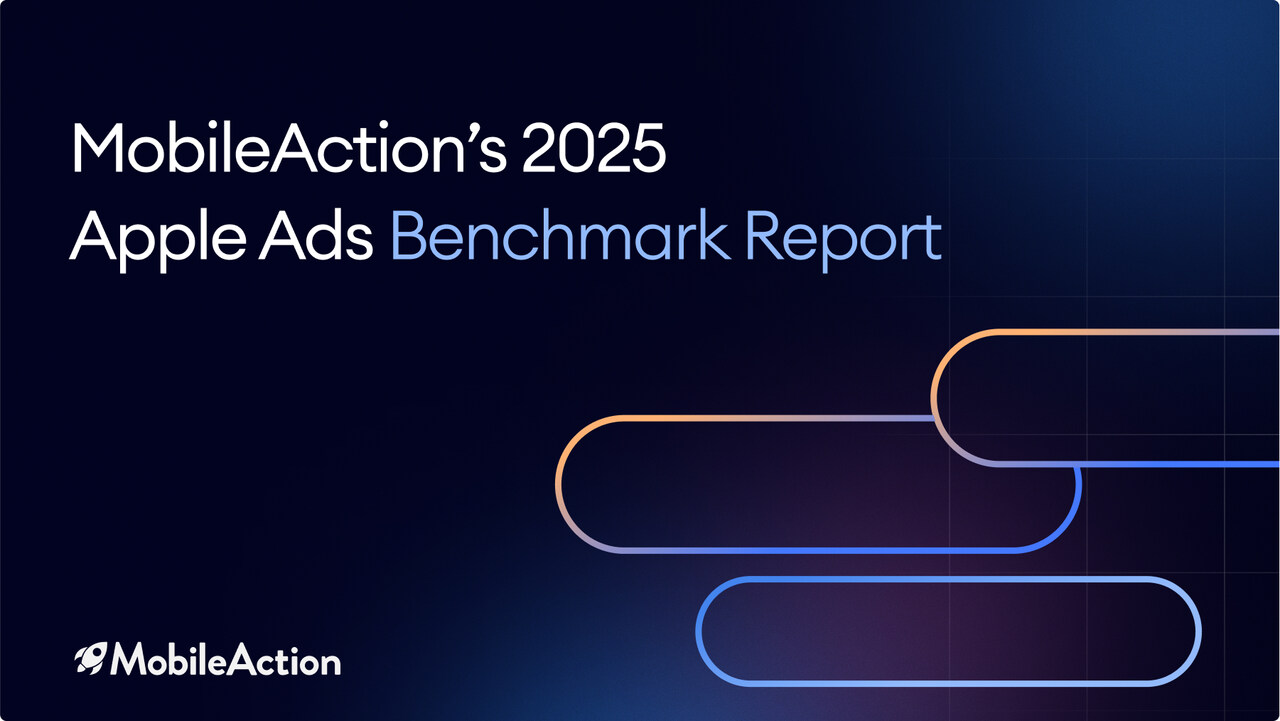 mobileaction apple ads benchmark report cover