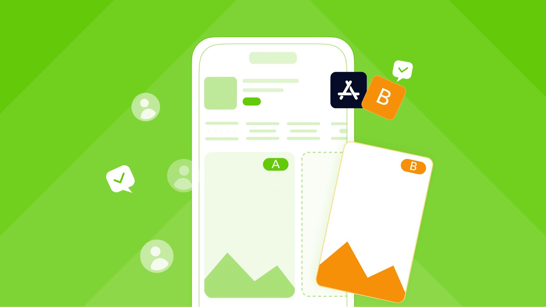 App store product page optimization ab test for iOS apps