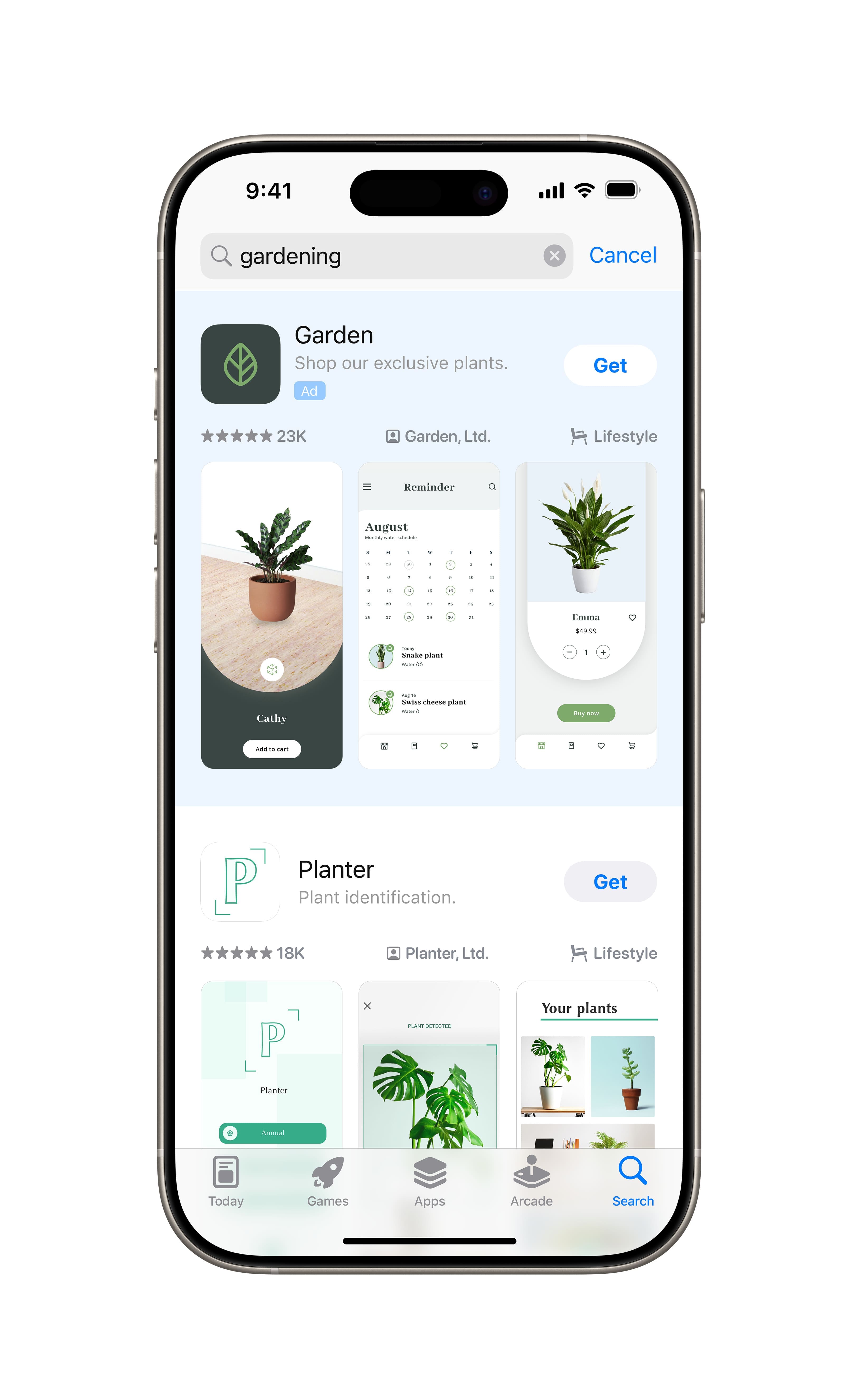 default product page