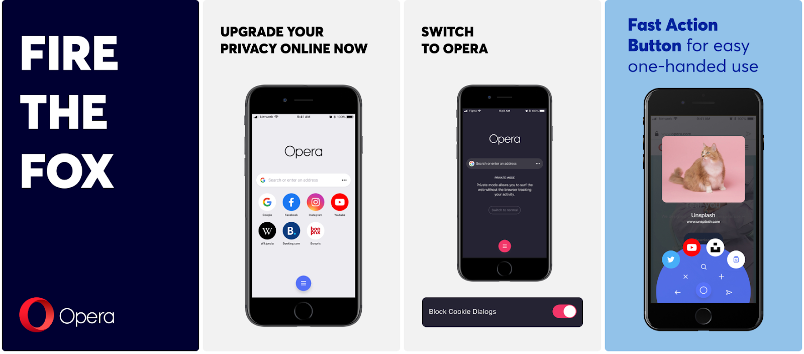 opera custom product pages