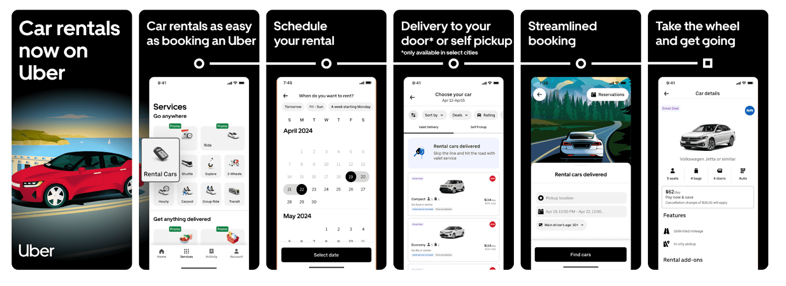 uber custom product pages