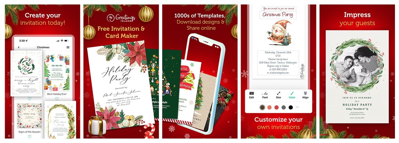 custom product page for greetings island