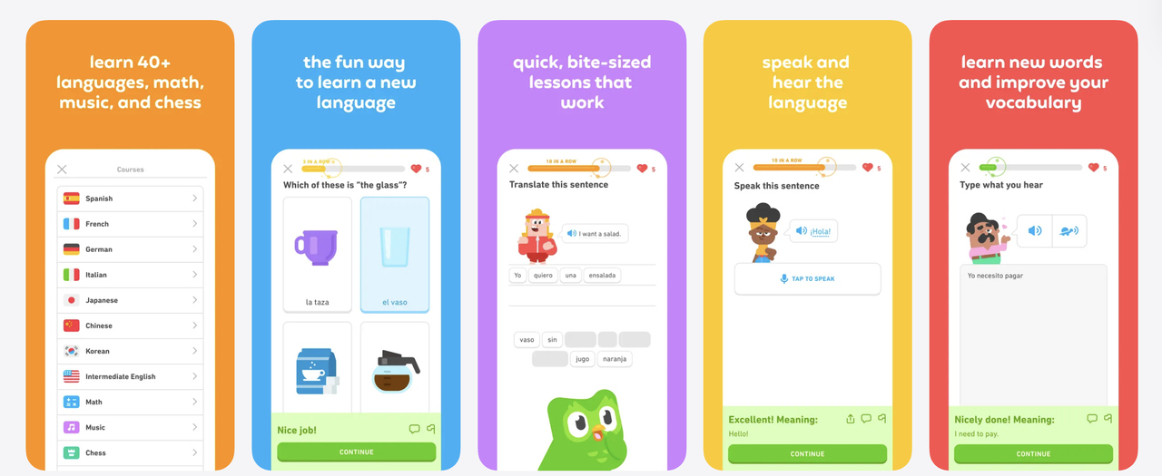 App Store screenshot examples showing clear value messaging and user-intent-focused design.