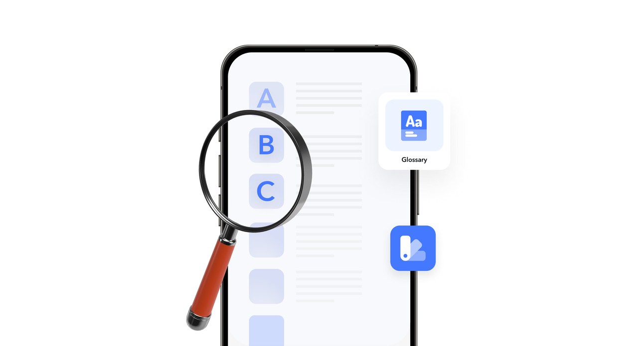 glossary banner mobile