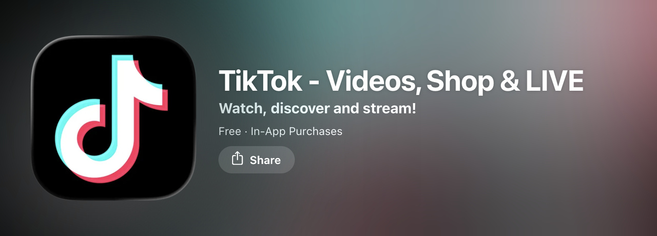 TikTok app icon design with a neon music note centered on a black background — simple main shape inside safe zones for strong readability at small sizes.
